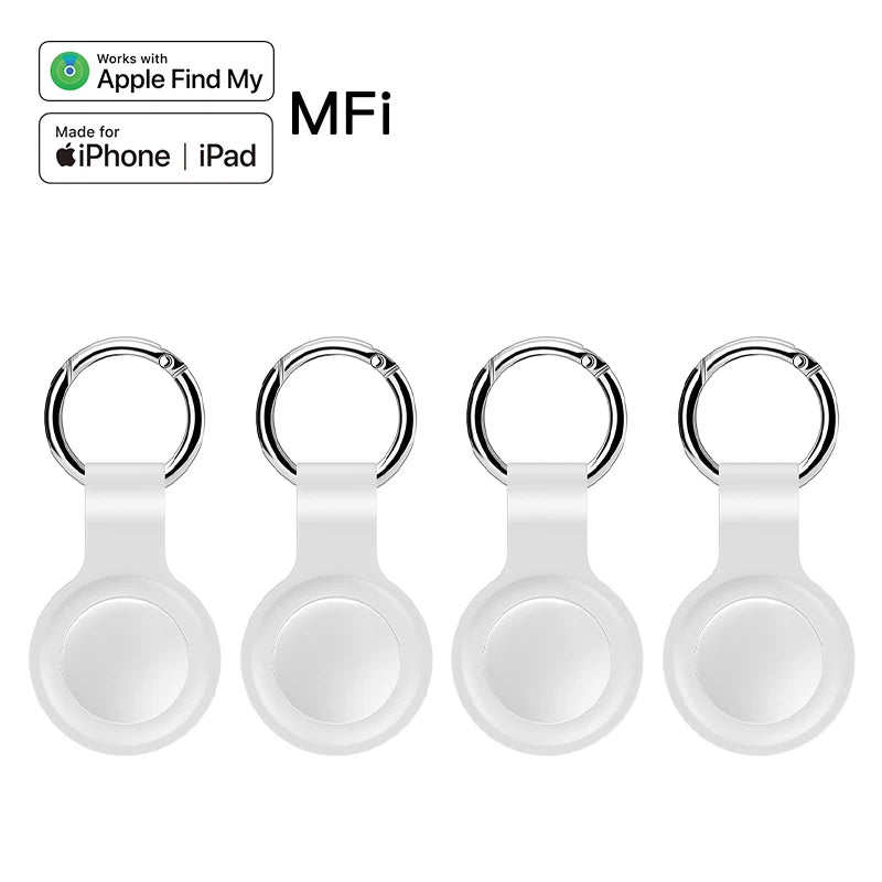 1/4 Pack Bluetooth GPS Tracker for Apple Find My Cars Anti-Lose Tracker Replacement for Airtag Car Keys Finder MFI Smart Tag