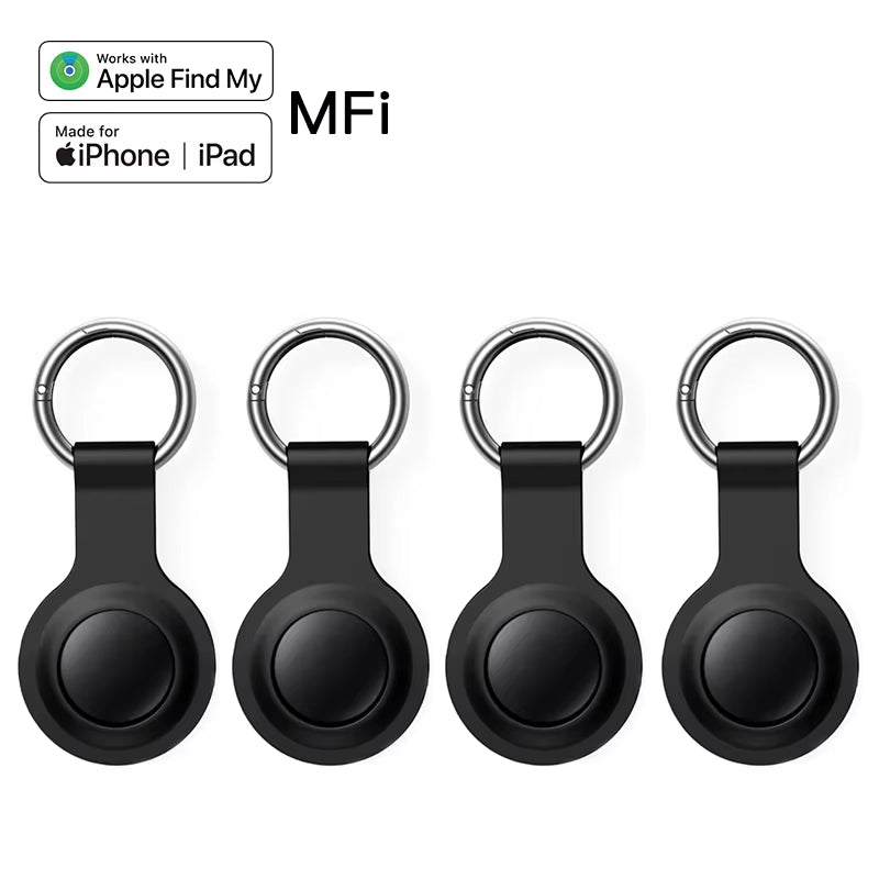 1/4 Pack Bluetooth GPS Tracker for Apple Find My Cars Anti-Lose Tracker Replacement for Airtag Car Keys Finder MFI Smart Tag
