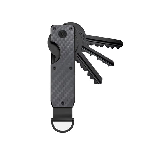 Key Organizer Compact Holder Metal Key Chain Minimalist Key Case Holder for Keychain Secures 2-6 Keys