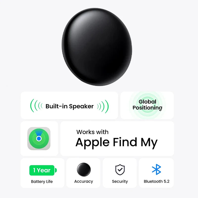 1/4 Pack Bluetooth GPS Tracker for Apple Find My Cars Anti-Lose Tracker Replacement for Airtag Car Keys Finder MFI Smart Tag