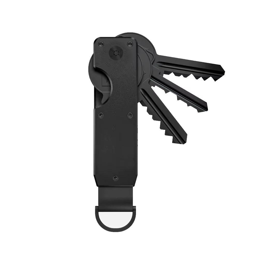 Key Organizer Compact Holder Metal Key Chain Minimalist Key Case Holder for Keychain Secures 2-6 Keys